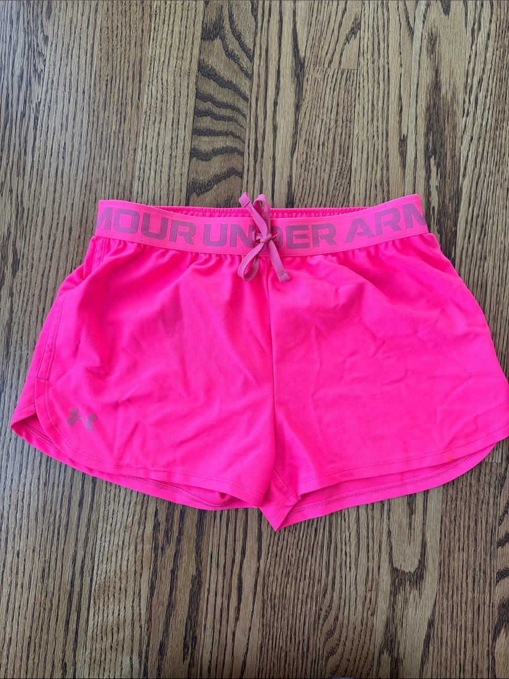 Under Armour Hot Pink Girls' Athletic Shorts